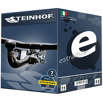 Auto-Hak Pacco Gancio traino estr Auto Hak per BMW X3 14-17 & e-kit spec a 7 poli kit 