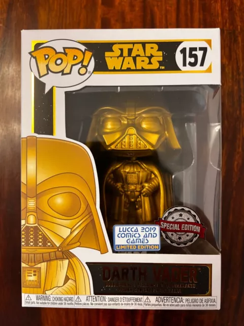 Funko POP! Star Wars #157 Gold Metallic - Special Edition Lucca Comics Limited