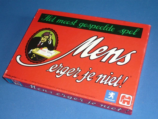 RARE MENS ERGER I Niet Game - Don't Worry (ed. Peugeot advertising