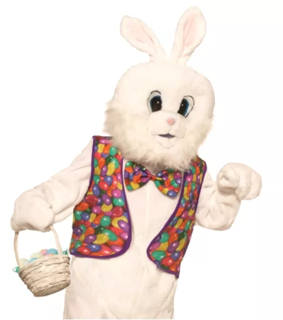 Easter Bunny Kit Animal Adult Jelly Beans Vest Bow Tie Costume Accessory Set