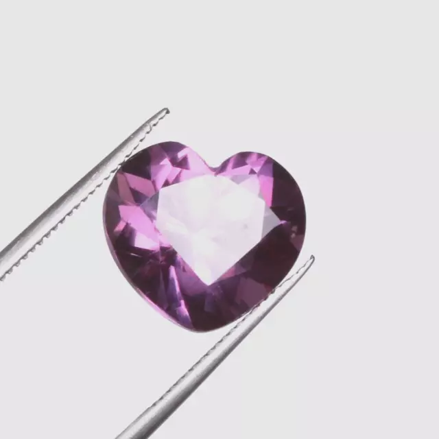 Diamond Cut Alexandrite Color Change 6.10 Ct. Heart Shape RARE Loose Gemstone