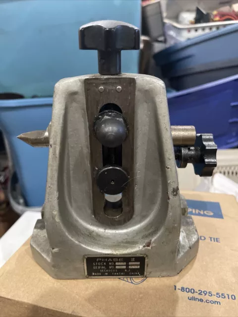 Phase II Model 240-003 Adjustable Tailstock 3.50 to 4.00 for 5C Collet Indexer Phase II Model 240-003 Adjustable Tailstock 3.50 to 4.00 for 5C Collet Indexer