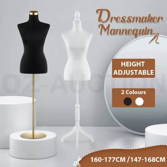 Female Mannequin Model Torso Dummy Display Stand Manikin Dress Form Dressmaker