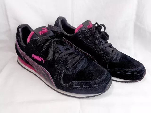 PUMA CABANA RACER Glitz V Inf Trainers Shoes Baby Girl Silver