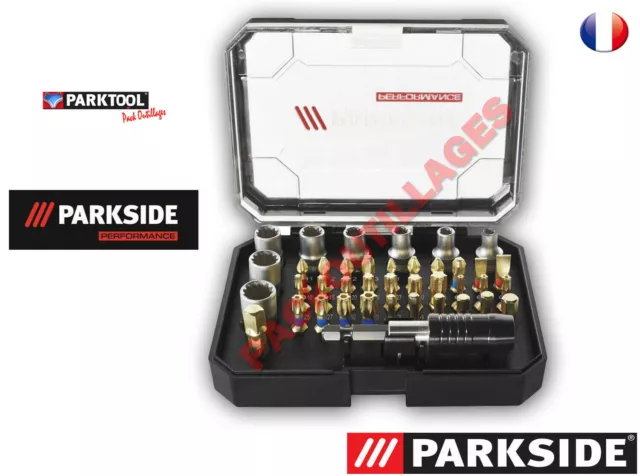 PARKSIDE PERFORMANCE Set d'embouts torsion et douilles 39 pièces