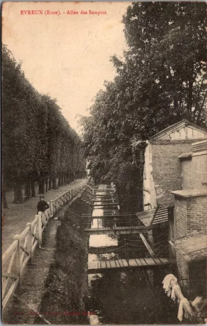 *40062 cpa 27 Evreux - allée des soupirs