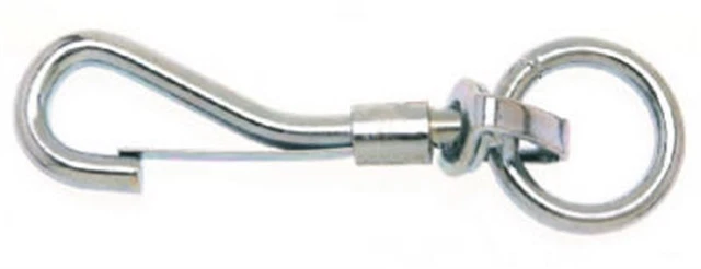 Campbell 3/4 in. D X 4-1/8 in. L Zinc-Plated Iron Spring Snap 80 lb (Pack of 40)