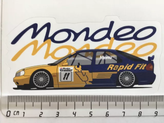 Sticker / Aufkleber, Ford Mondeo BTCC, Alain Menu