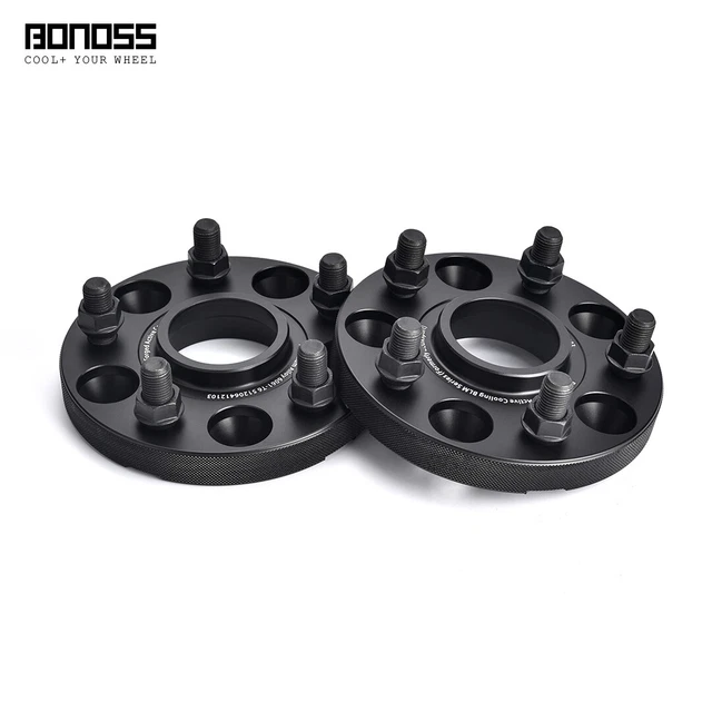 JTP 35mm Wheel Spacers (Set Of 4) - Forged Aircraft Aluminum For Mercedes G Class | 5x130 PCD, 84.1mm Bore, Black