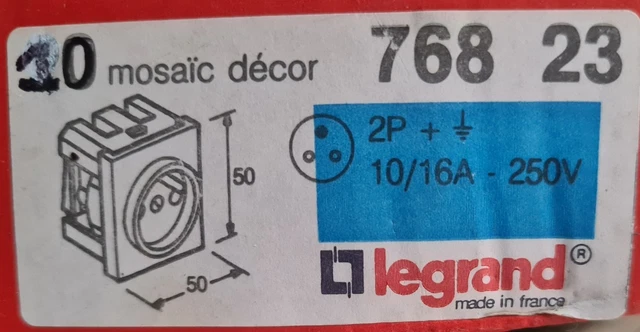LEGRAND NEUF interrupteur va/vient mosaic 45ancien modèle les 6 Livrés gratis EUR 25,00