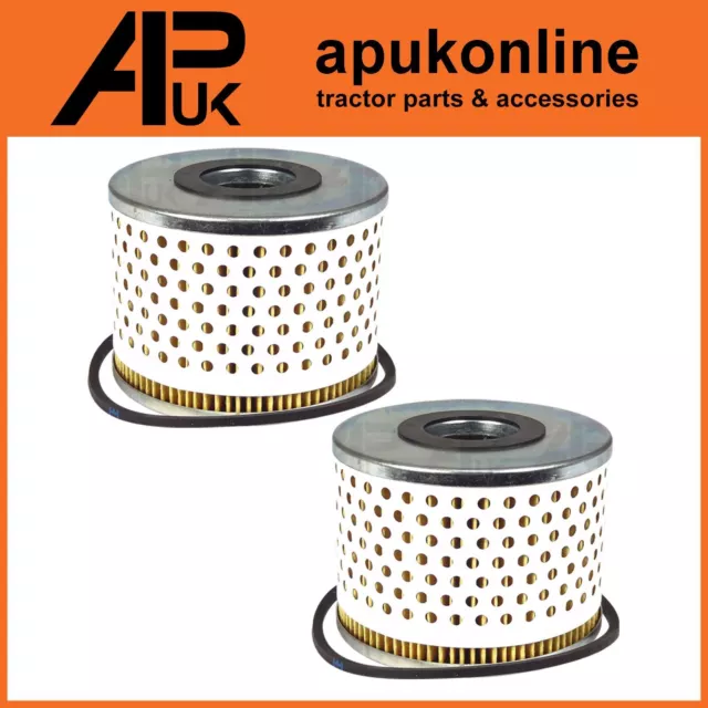 2x Fleetguard Oil Filter for David Brown 770 780 850 880 885 890 900 950 Tractor