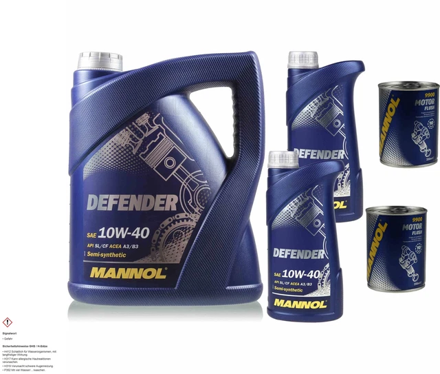 7L Olio Motore MANNOL Difensore 10W-40