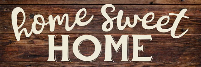 Home Sweet Home Rustic Looking Wood Sign Wall Décor Gift B3-06180028122