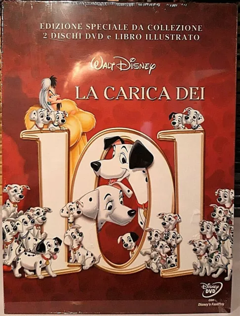 LA CARICA DEI 101 Ed. Speciale LIBRO - 2 DVD Walt Disney NUOVO