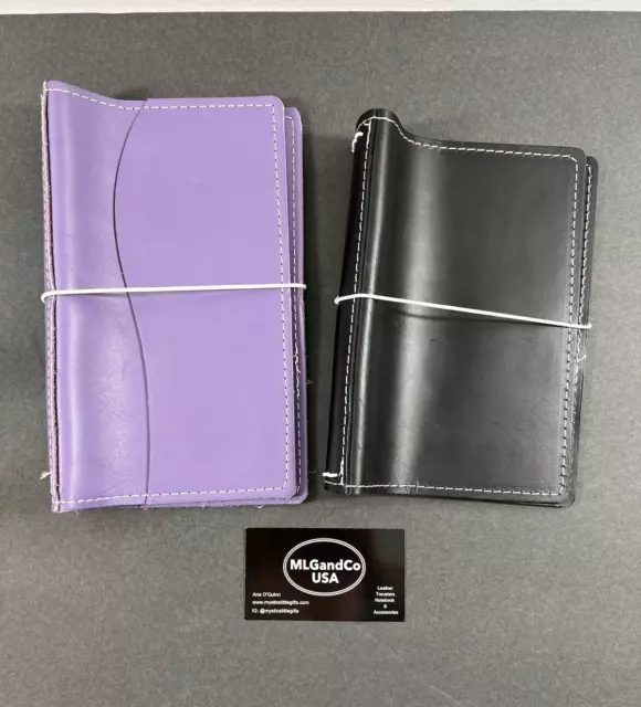 Set of 2 Mystic Little Gifts & Co USA Leather Travelers Notebooks