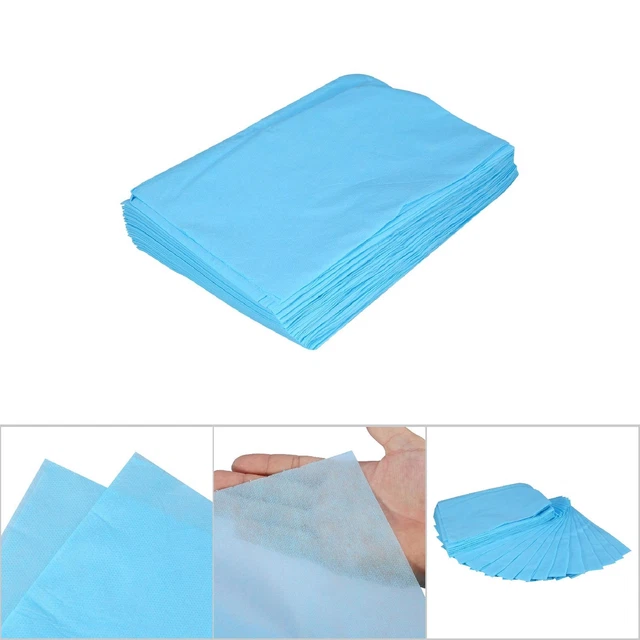 10 piezas 180*80 cm NOn tejido desechable impermeable sábana cubierta de masaje azul NUEVA