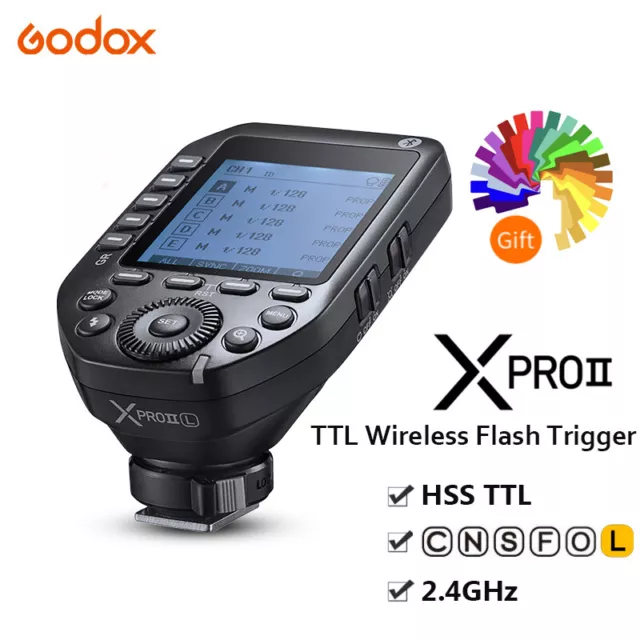 Godox XPROII TTL HSS 2.4G Wireless Flash Trigger for Canon Nikon Sony Fuji Leica