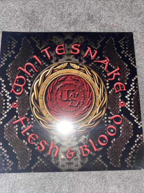 whitesnake flesh and blood Vinyl Silver Sealed