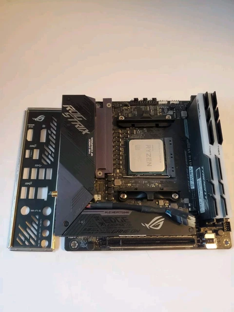 MOTHERBOARD CPU RAM Combo, Ryzen 7 5800x3D, Strix x570i, 32GB 3600Mhz ...