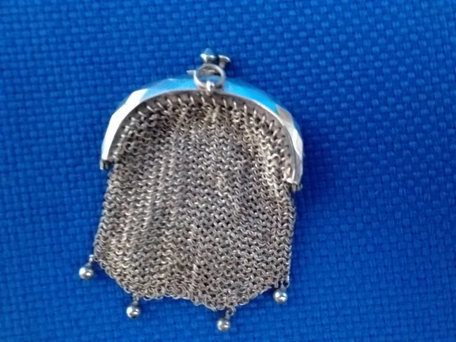 Aumônière porte monnaie argent - Collection