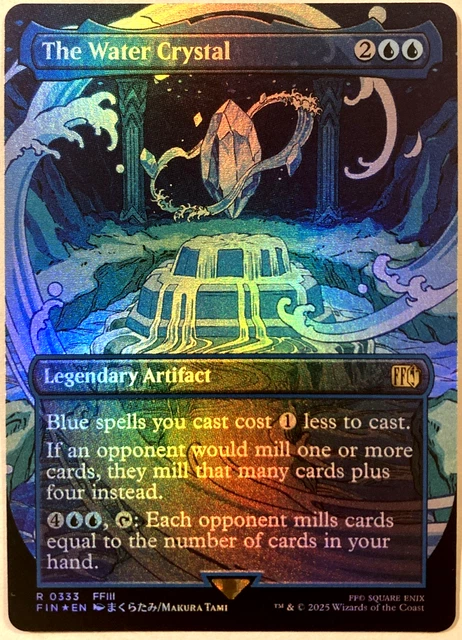 BORDERLESS THE WATER Crystal ~ Final Fantasy [ NM ] [ Magic MTG ] 11.98 -  PicClick UK