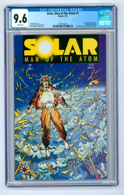 Solar, Man of the Atom #1 CGC 9.6 (1991) - 1st app of Solar