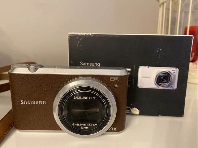 Samsung 16.3 MP Digital Camera - 21x Zoom - 3-Inch LCD - Brown (EC-WB350FBPNUS)