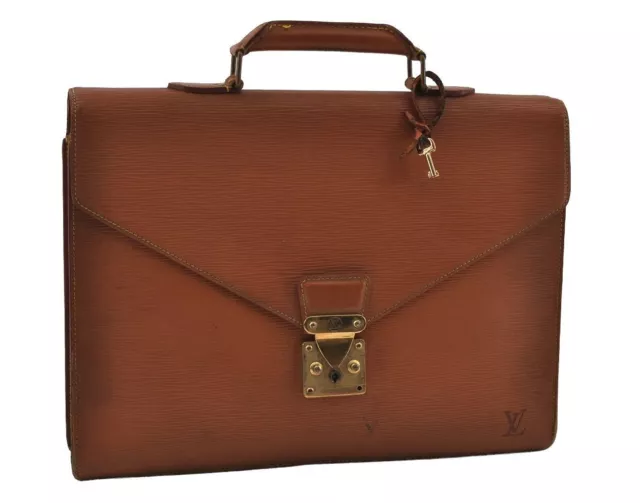 Louis vuitton epi briefcase deals
