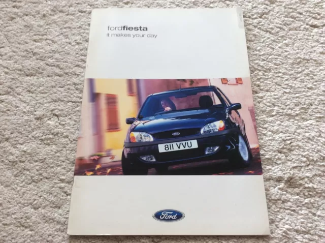 Ford Fiesta range brochure Sep 2001 UK market Flight LX Ghia Zetec S