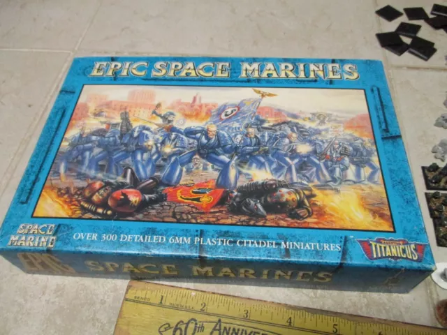 VTG Epic Battles Space Marine 1990 Games workshop Warhammer 40k Box Set0748