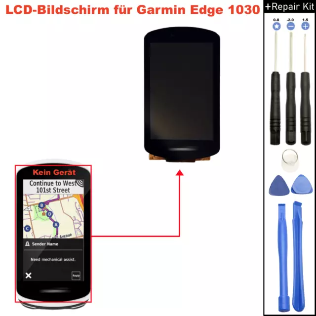 Für Garmin Edge 1030 GPS Fahrradcomputer LCD Display Bildschirm Digitizer Ersatz