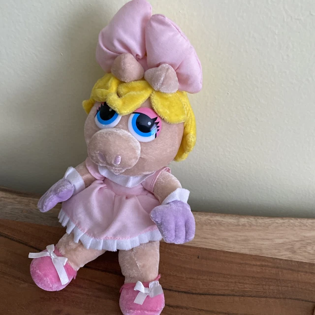 Vintage Baby Miss Piggy Plush Jim Henson Muppet Babies Plush stuffed animal