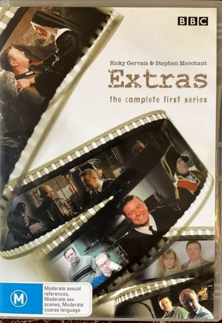 Extras TV Series 1 DVD Complete First Season One - REGION 4 AUSTRALIA