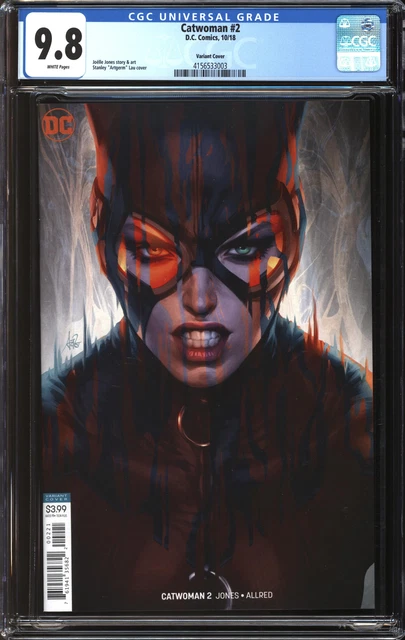 Catwoman (2018) # 2 Stanley "Artgerm" Lau Variant CGC 9.8 NM/MT