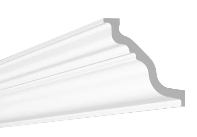 2 Mètres LX-155 Profils de Mur Nomastyl Corniche de Plafond Déco 150x150mm