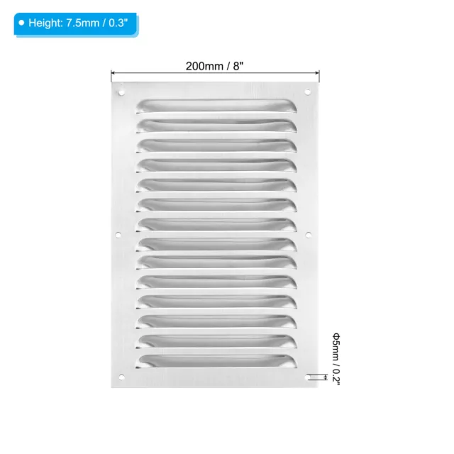 8 x 12 Inch Vent Cover 304 Stainless Steel Mesh Air Grille Ventilation 2