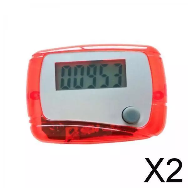 2X Pedometer Walking Fitness Exercise Jogging Climbing Accessories