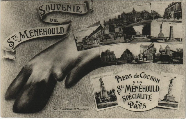CPA Souvenir de Ste-MENEHOULD (132053)
