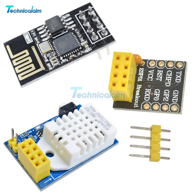 ESP01/01S DHT22 AM2302 Temperature Humidity Sensor ESP8266 Wifi