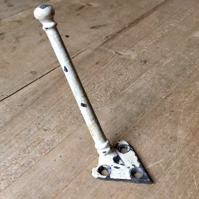 Antique Coat Hook Victorian Cast Iron Original Vintage A K Kenrick & Sons