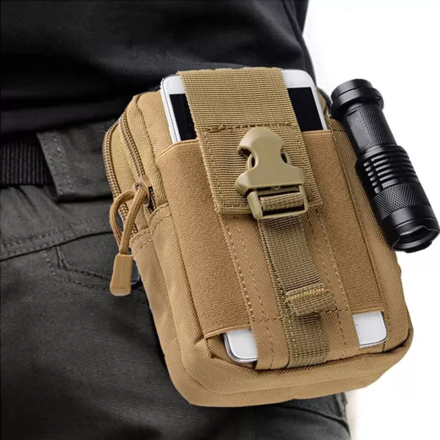 Tactical Molle Pouch EDC Belt Waist Military Waist Bags Fanny Pack Bag Pocket