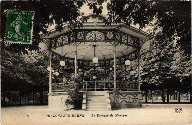 CPA CHALONS-sur-MARNE - Le Kiosque de Musique (742023)
