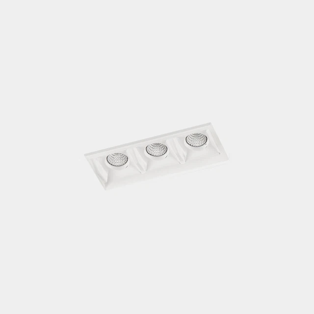 FARETTO LED DA Soffitto Leds C4 Bento Standard, 3 Luci, Trimless, 6W