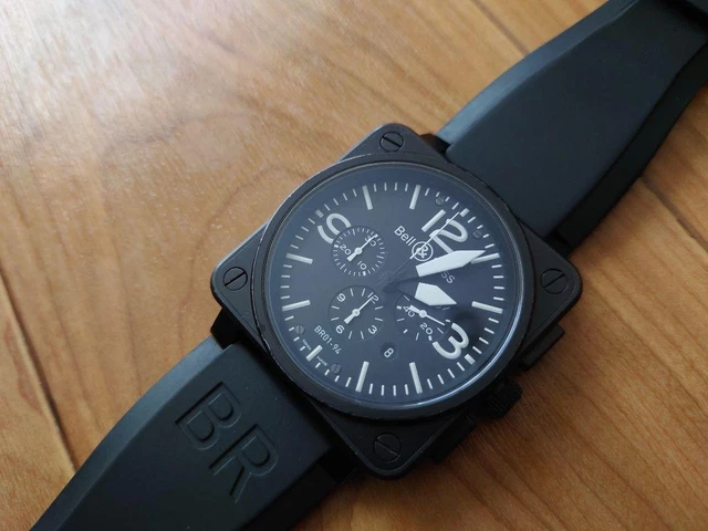 Bell & Ross BR01-94 Chronograph 46mm Black Dial Men's Watch