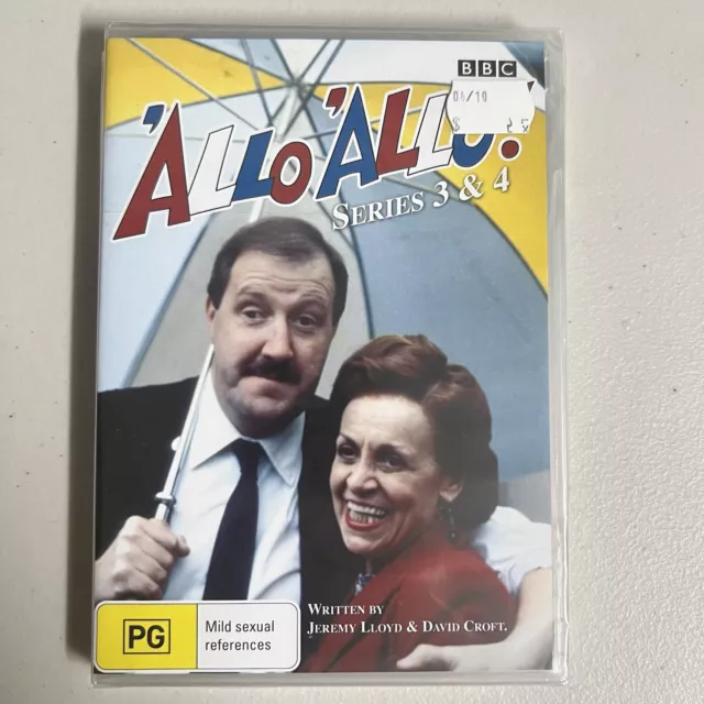 'Allo 'Allo! : Series 3-4 (DVD, 1982) BBC Region 4 Brand New & Sealed Comedy