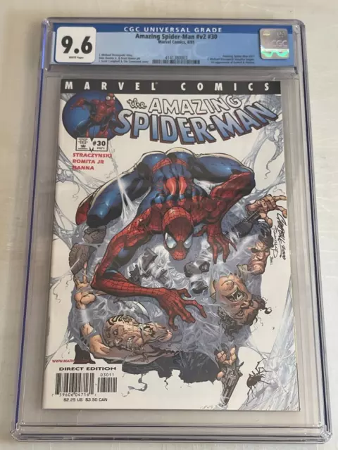 Amazing Spider-Man #30 Cgc 9.6 1St App Ezekiel & Morlun Marvel Comics 2001