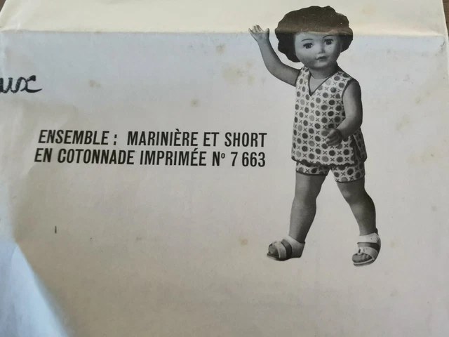 T9 PATRON POUPEE Cecile Modes Et Travaux Ensemble Esprit Safari 1992 EUR 5,50 - FR