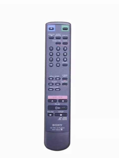 Original Sony Laser Disc Player MDP170 MDP1700AR MDP500 MDPA500 Remote Control