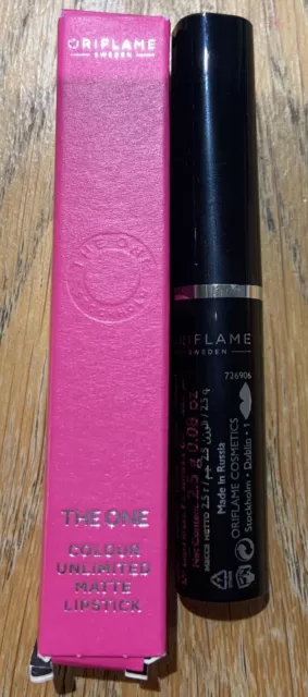 Oriflame The One Colour unbegrenzt matt Lippenstift Nonstop Akt 2,5 g Brandneu in Verpackung