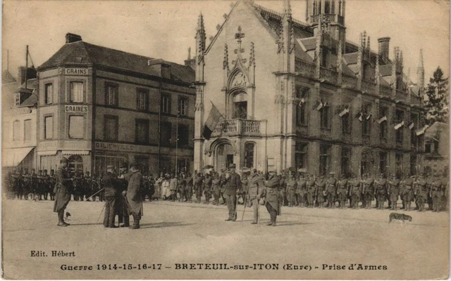 CPA BRETEUIL on ITON-Prise d'Armes (28871)